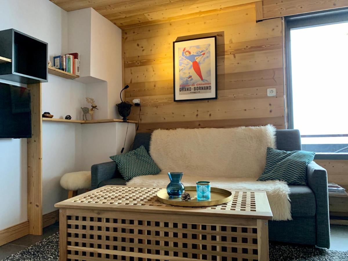 Bel Appartement Avec Vue Exceptionnelle Le Grand-Bornand Bagian luar foto
