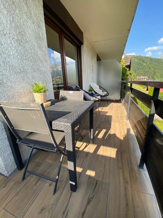 Bel Appartement Avec Vue Exceptionnelle Le Grand-Bornand Bagian luar foto