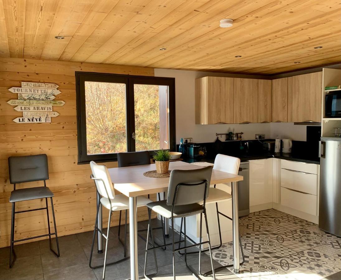 Bel Appartement Avec Vue Exceptionnelle Le Grand-Bornand Bagian luar foto
