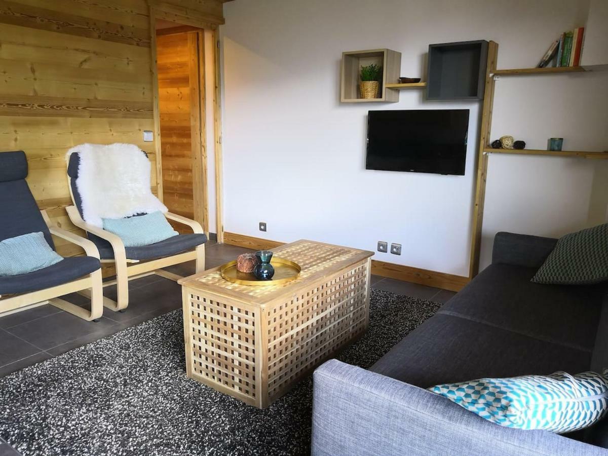 Bel Appartement Avec Vue Exceptionnelle Le Grand-Bornand Bagian luar foto